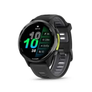 Garmin_Forerunner_970_optimized (1) Garmin Forerunner 970 premium GPS running smartwatch with round display and black sport band.