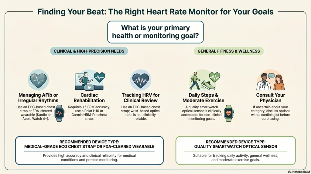 Heart_Rate_Monitor_Selection_Guide A timeline comparing the three-year lifecycle expenses, replacement parts, and software lifespans of fitness chest straps versus luxury smartwatches.