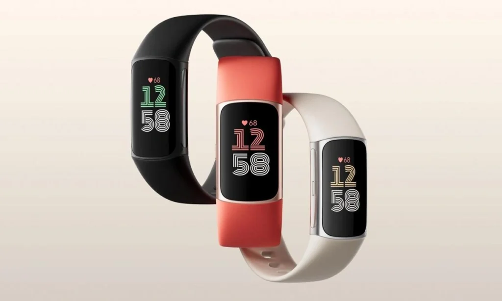 fitbit-charge-6 Fitbit Charge 6 fitness and stress tracking wristband featuring EDA stress scans, HRV monitoring, sleep tracking, and wellness metrics