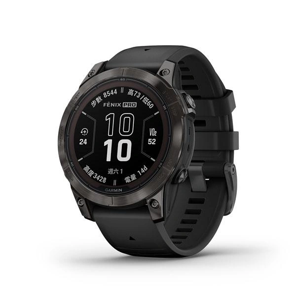 garmin-fenix-7-pro-solar Garmin Fenix 7 Pro Solar multisport smartwatch displaying HRV stress tracking, Body Battery energy monitoring, GPS fitness metrics, and wellness analytics on wrist