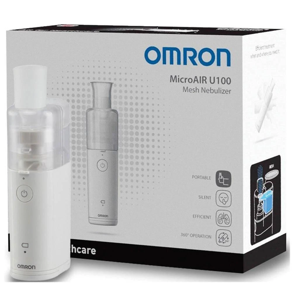 omron-microair-u100-mesh-nebulizer (1) Omron MicroAIR U100 portable mesh nebulizer for asthma and COPD treatment